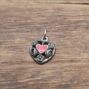 Victorian vines heart necklace‎ pendant